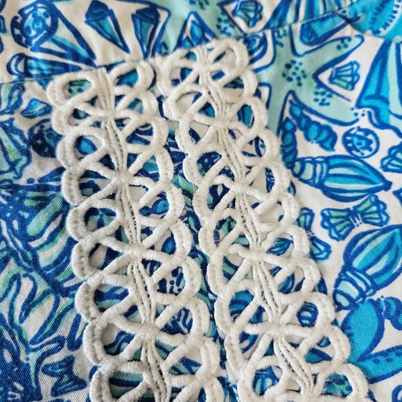 Lilly Pulitzer Jarvey Skort Tennis Pickleball Skirt Blue Starfish Size XS Size 0 - Picture 5 of 13